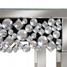 Консоль ArtHomeDecor Moon YJF049 стекло 120*40*80 серебристый