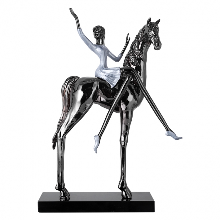 Статуэтка настольная ArtHomeDecor PRETTY WOMAN 7483 BLACK & WHITE
